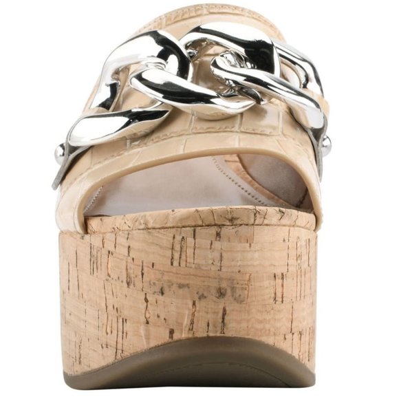 New Marc Fisher LTD Vaneda Platform Slide Sandal, Size 6.5 / 7 / 7.5 / 8.5 /9.5 - Picture 5 of 12